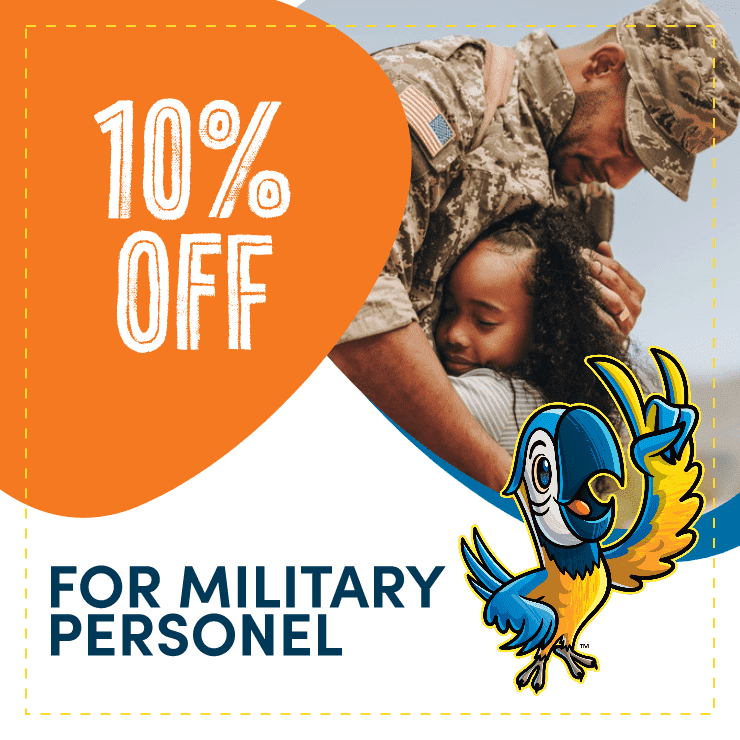 10% OFF - For Military Personel