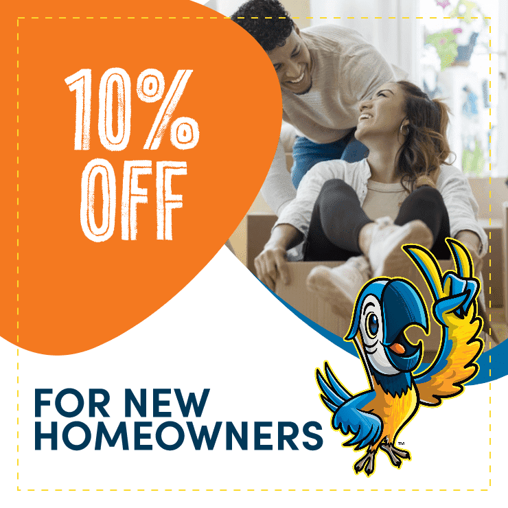 10% OFF - For New Homeowners