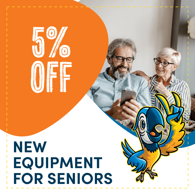 5% OFF - New Equipment For Seniors
