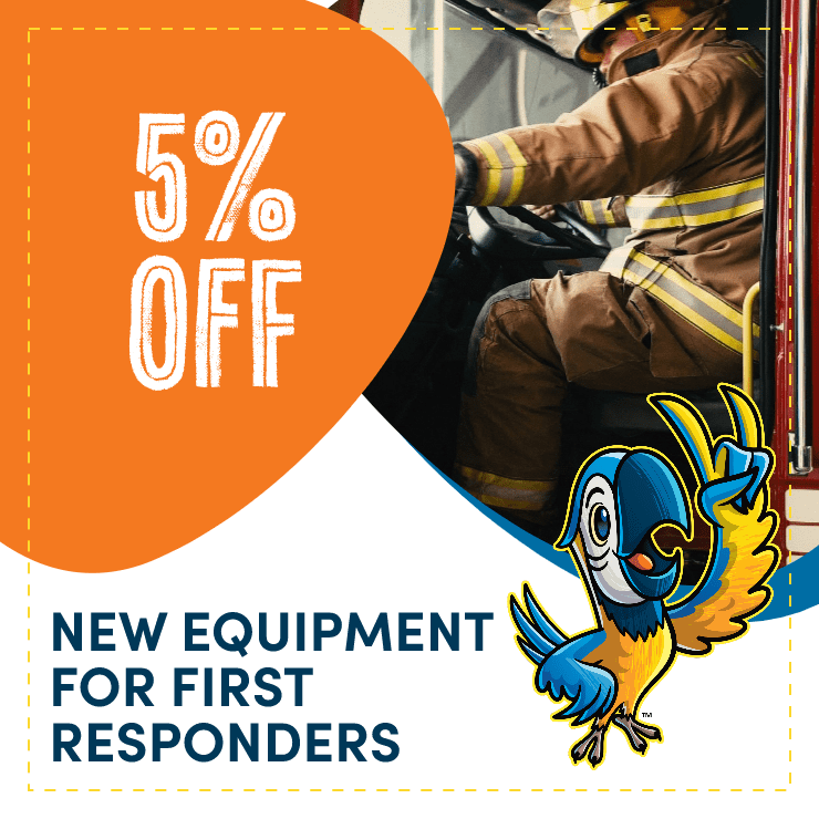5% OFF - New Equipment For First Responders