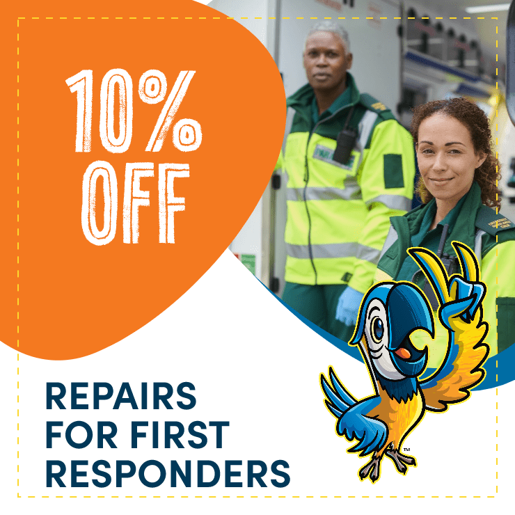 10% OFF - Repairs For First Responders